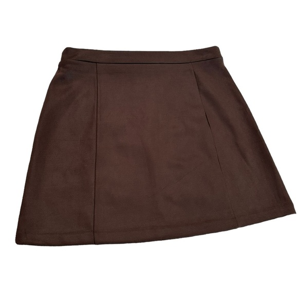 Marc New York by Andrew Marc Chocolate Brown Skirt Size Medium - Picture 6 of 14